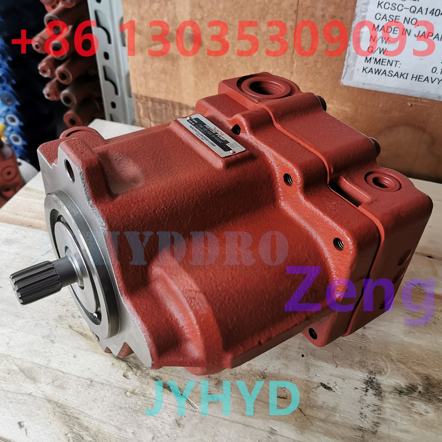 NACHI PVK-2B-505-N-4554C 21X00011 HYDRAULIC PISTON PUMP
