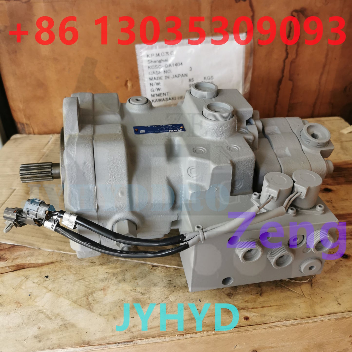 KAYABA PSVD2-21E-23 B0600-21033 910046 HYDRAULIC PISTON PUMP