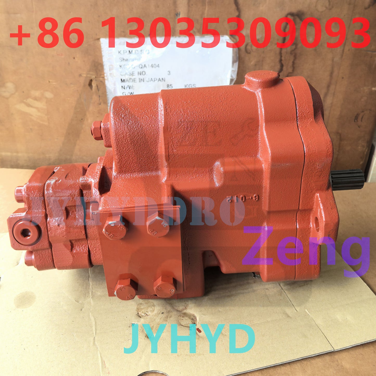 KAYABA PSVD2-21E-20 B0600-21030 430005 HYDRAULIC PISTON PUMP