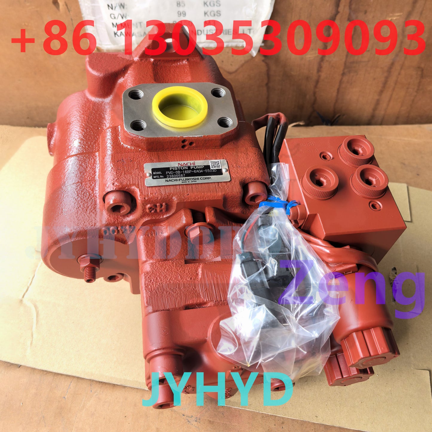 NACHI PVD-0B-16BP-6AG4-5503D 23800587 HYDRAULIC PISTON PUMP