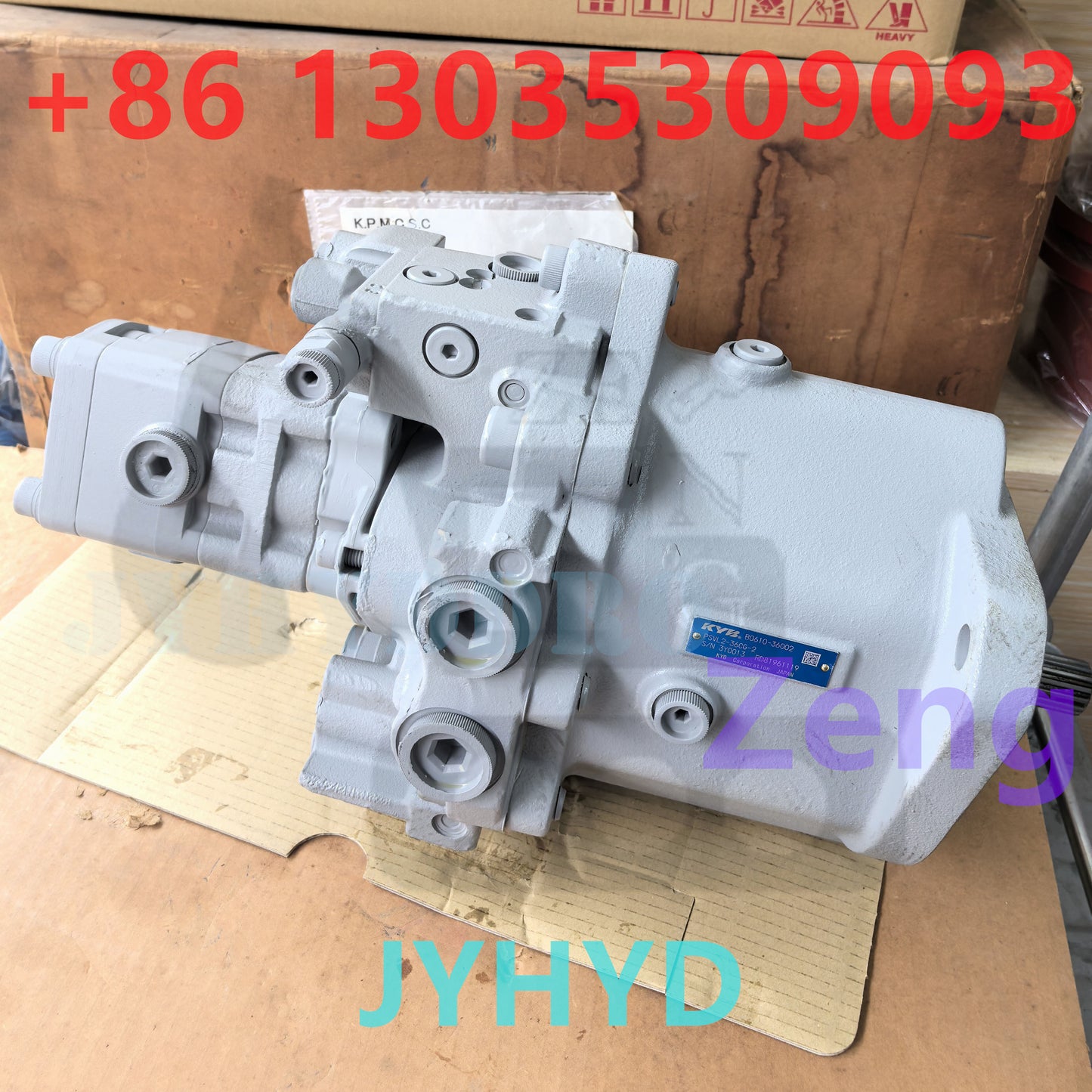 KAYABA PSVL2-36CG-2 B0610-36002 3Y0013 RD81961119 HYDRAULIC PISTON PUMP