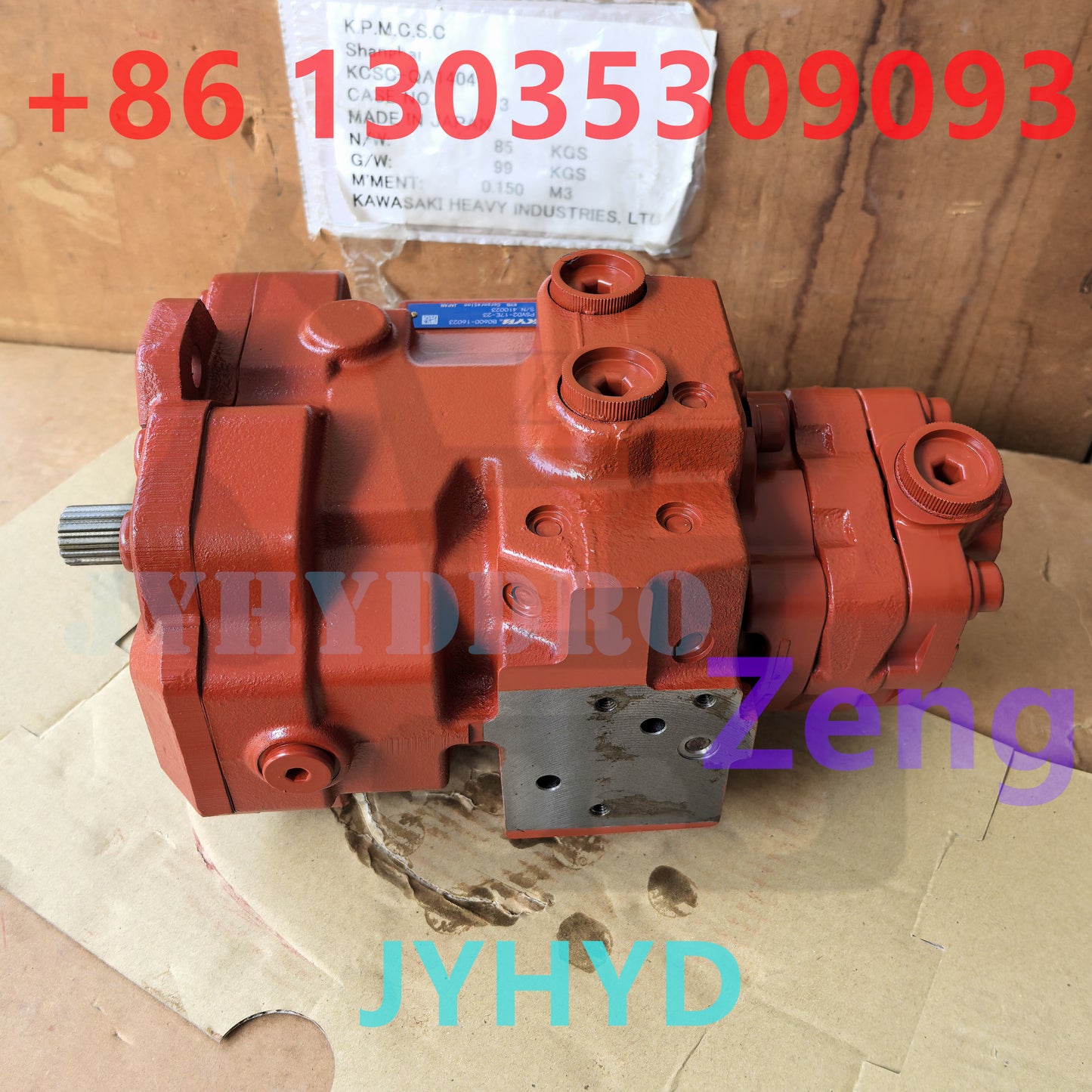 KAYABA PSVD2-17E-23 B0600-16023 410020 HYDRAULIC PISTON PUMP