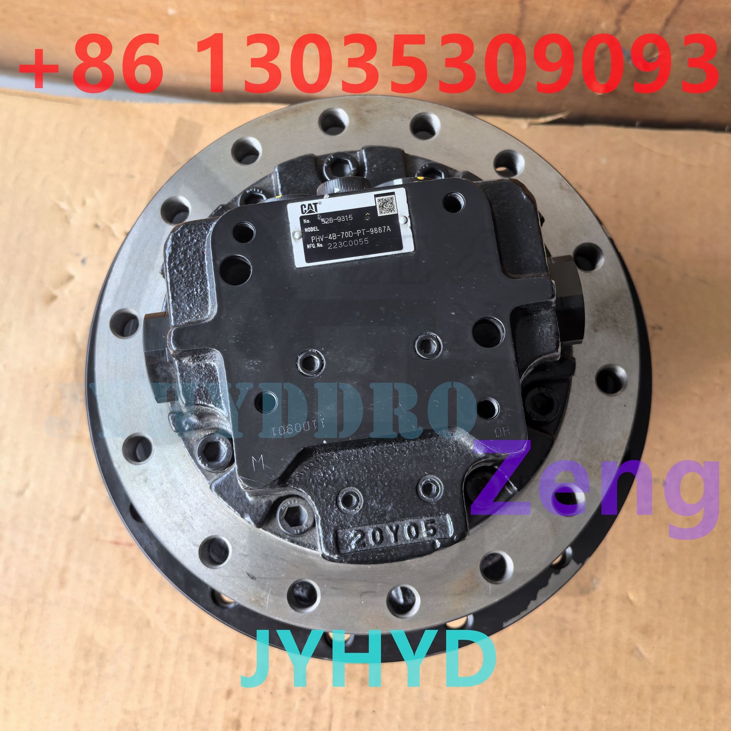 NACHI PHV-4B-70D-PT-9887A 528-9315 223C0055 FINAL DRIVE TRAVEL MOTOR ASSY