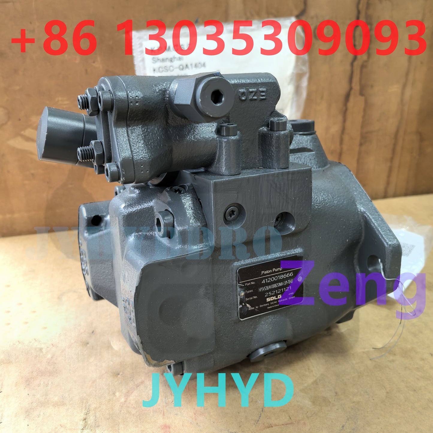 HENGLI HP5VS28/AV10RB2S1MA-L1/1-TE43 252121121 4120018666 HYDRAULIC PISTON PUMP