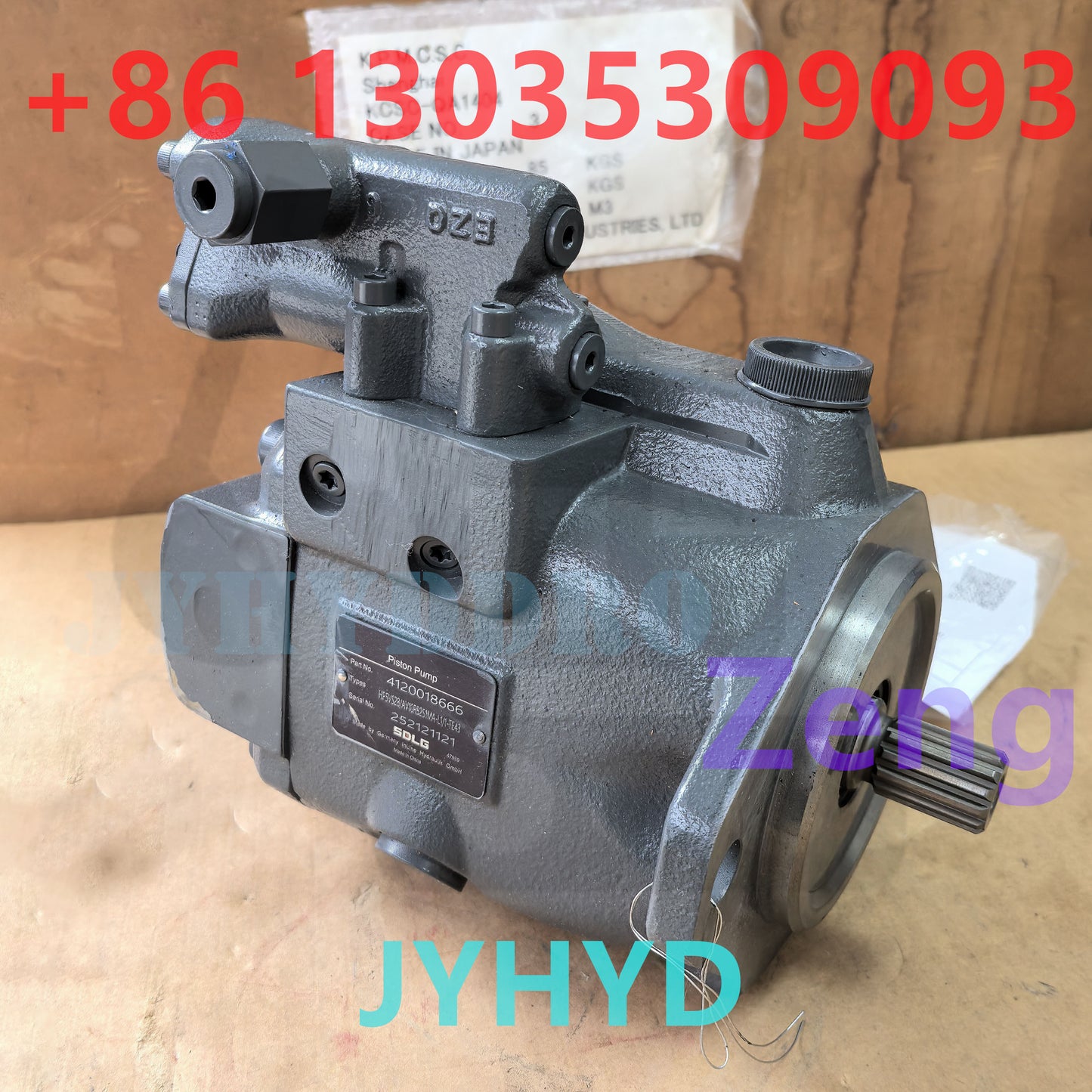 HENGLI HP5VS28/AV10RB2S1MA-L1/1-TE43 252121121 4120018666 HYDRAULIC PISTON PUMP