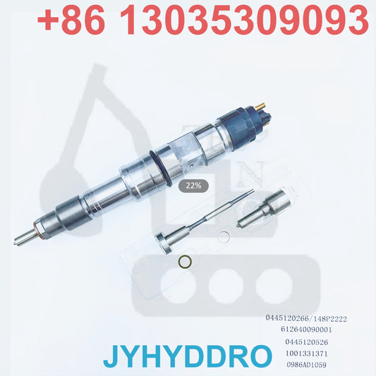 0445120266 148P2222 612640090001 0445120526 1001331371 0986AD1059 INJECTOR