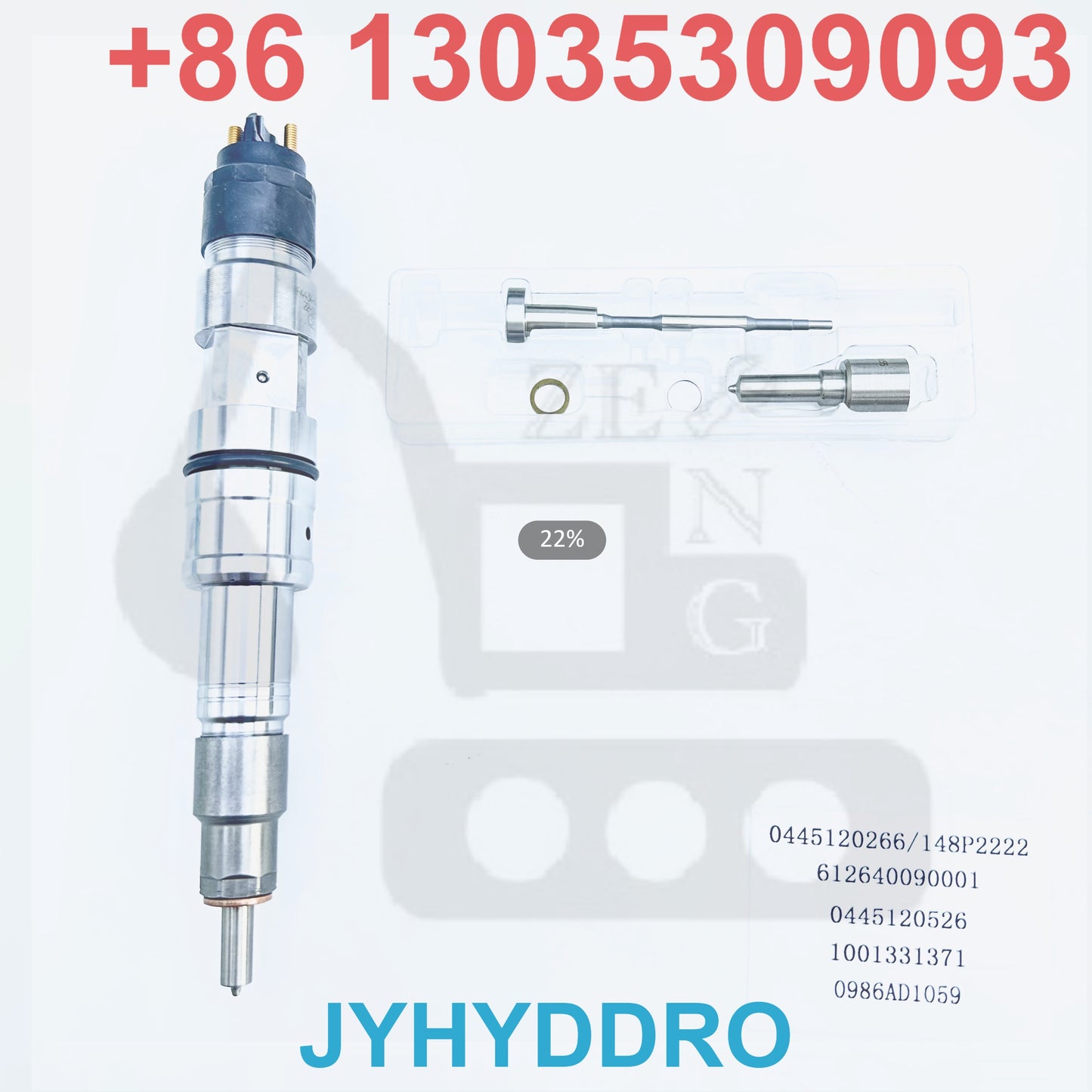 0445120266 148P2222 612640090001 0445120526 1001331371 0986AD1059 INJECTOR