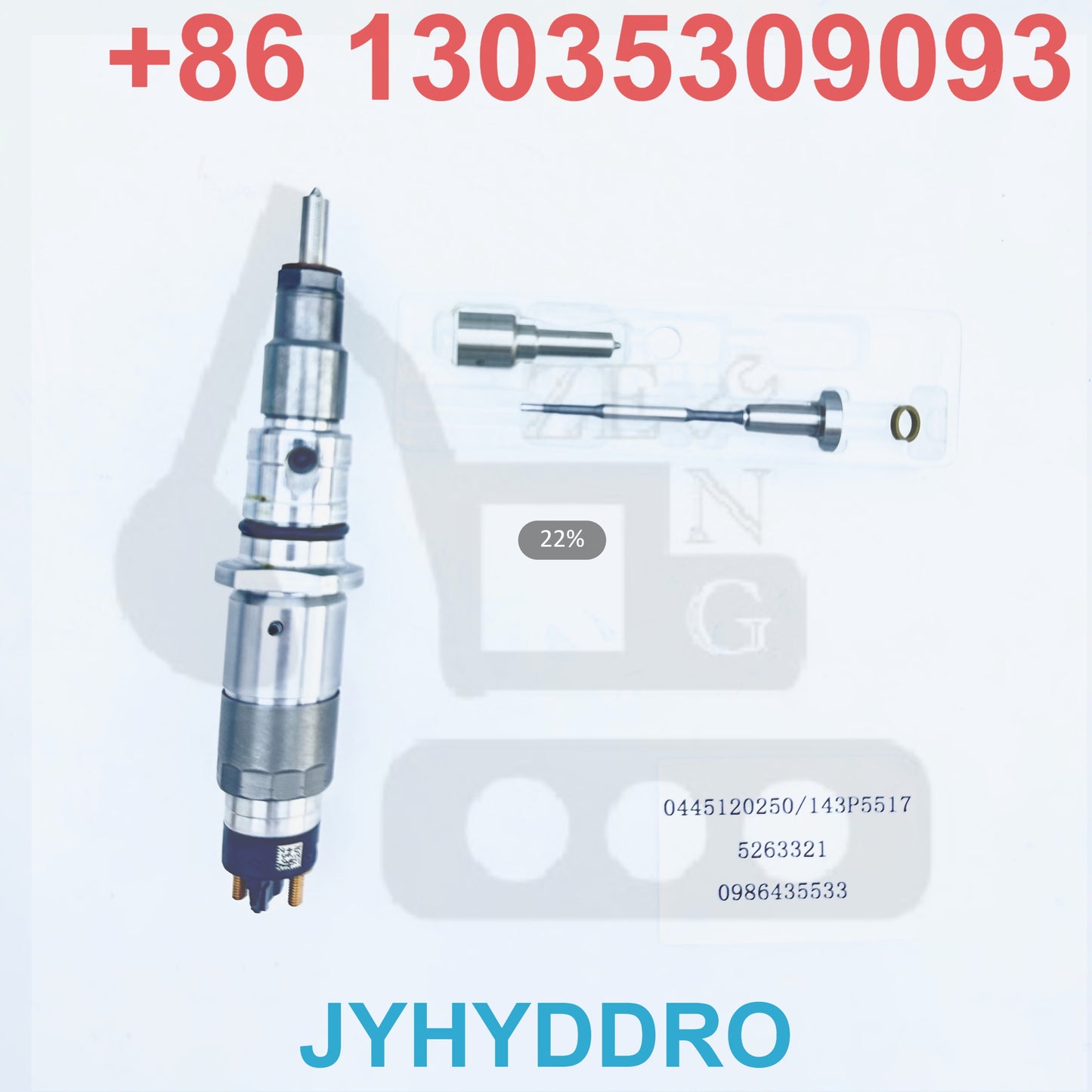 0445120250 143P5517 5263321 0986435533 INJECTOR