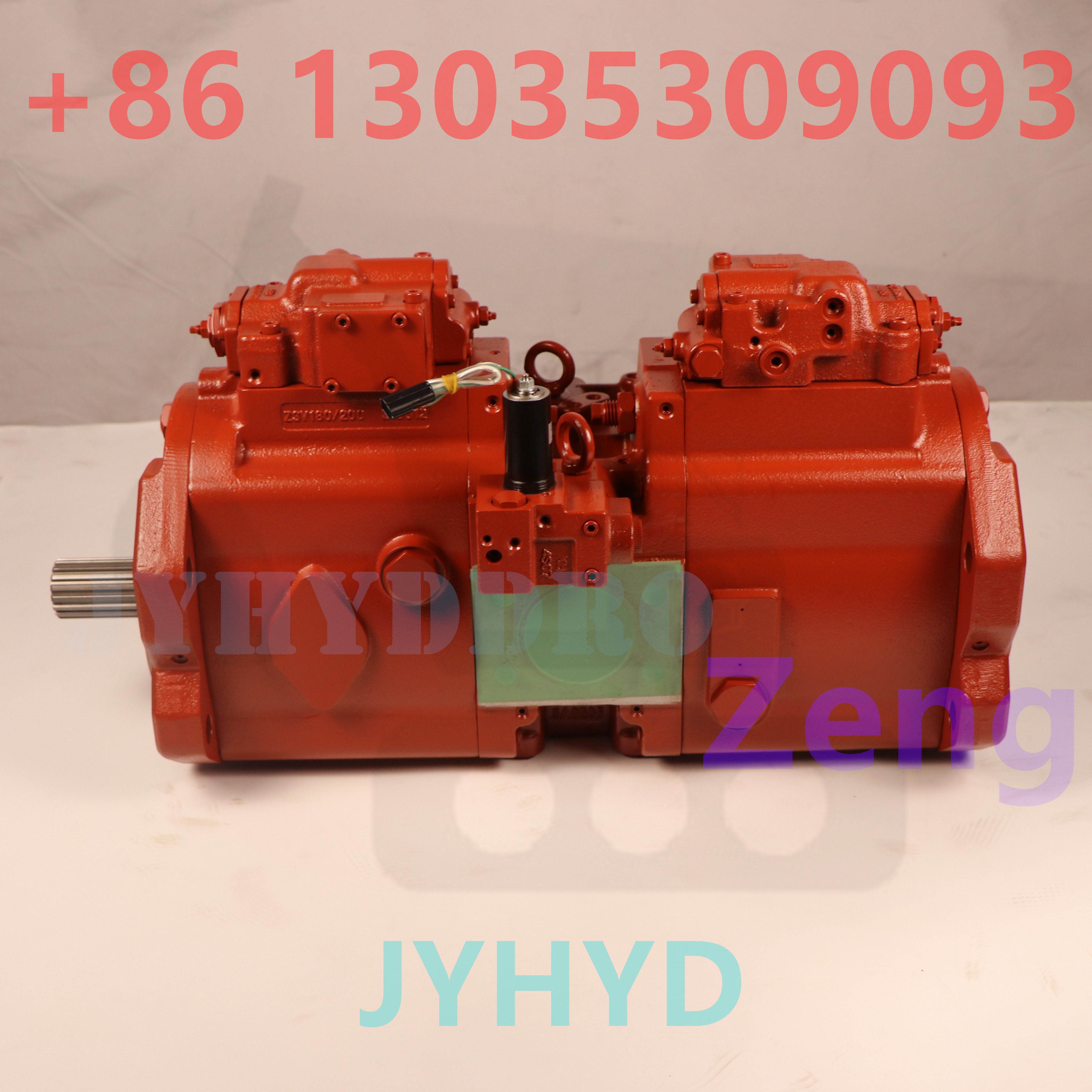 HYUNDAI R375 EXCAVATOR K3V180DTP-9C69-17T（PTO）MAIN HYDRAULIC PUMP ...