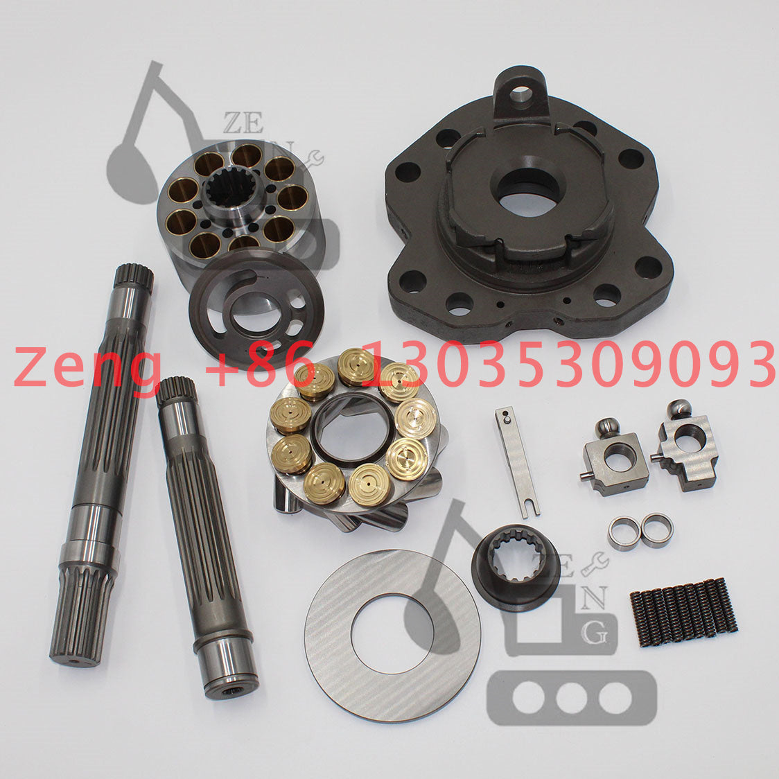 Kawasaki K3V112 hydraulic pump rotory group and spare parts for Kobelco SK200 SK200-6E SK200-8 SK210-8 SK230-6 SK250-6E excavator