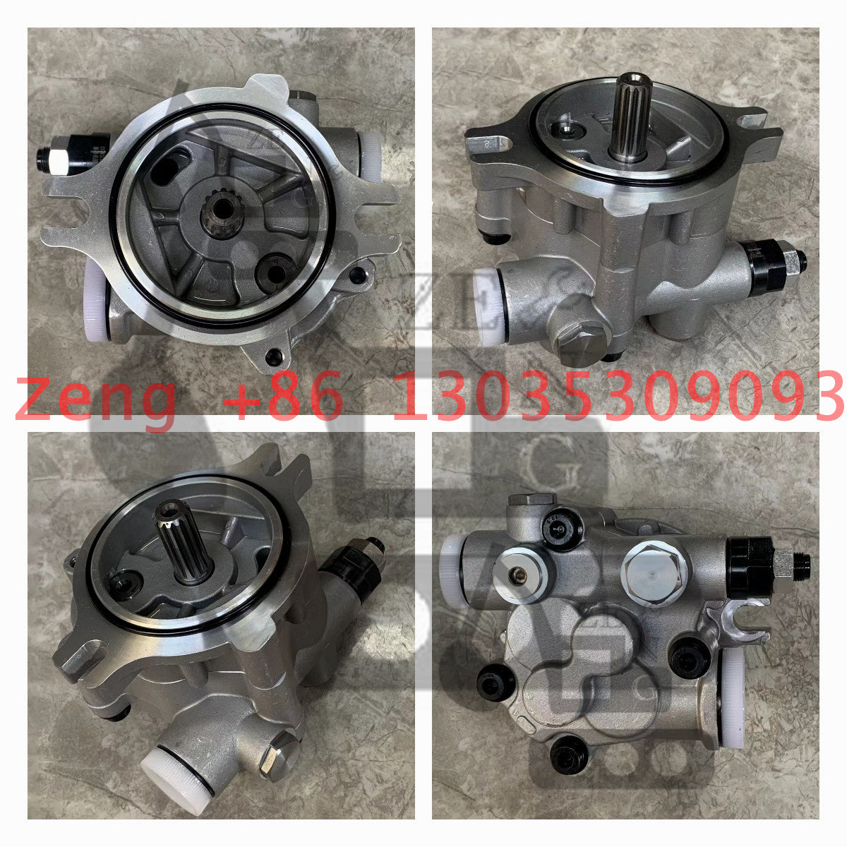K3V140DTPK PC300-6 PC310-6 PC330-6 PC350-6 SK135 hydraulic pump gear pump pilot pump