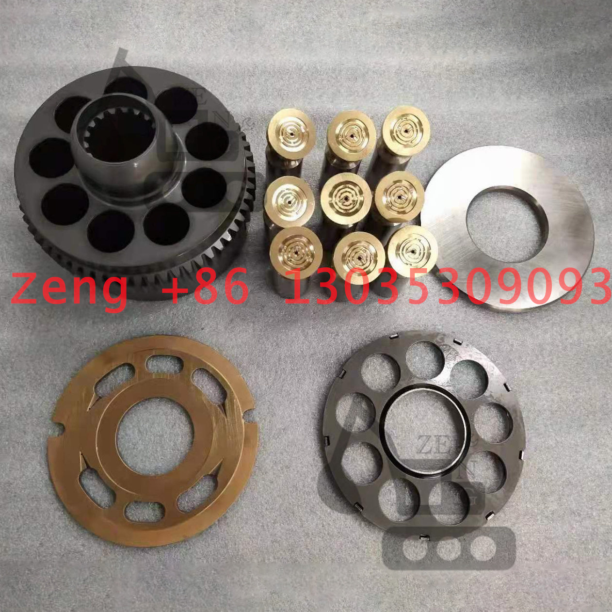 Kawasaki M5X250 hydraulic Swing motor rotary group and spare parts for SANY SY465 SY485 SY550，XCMG XE490，Volvo EC700 excavator
