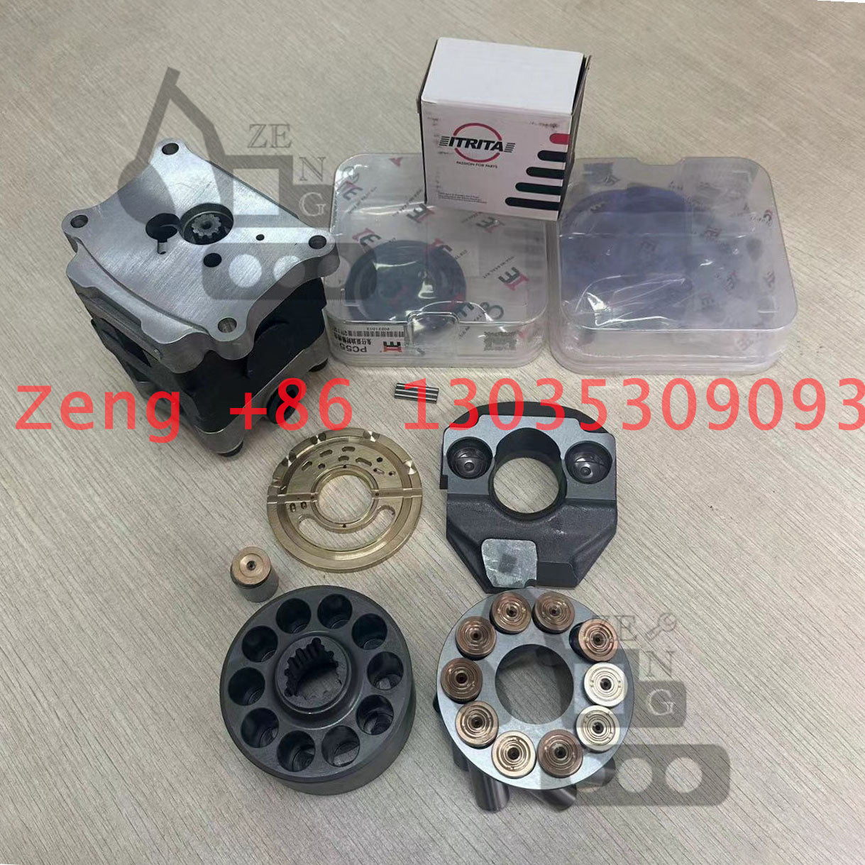 HPD25 HPD28 LPD25 LPD28 PC50 PC55 hydraulic pump swash plate piston shoe yoke piston