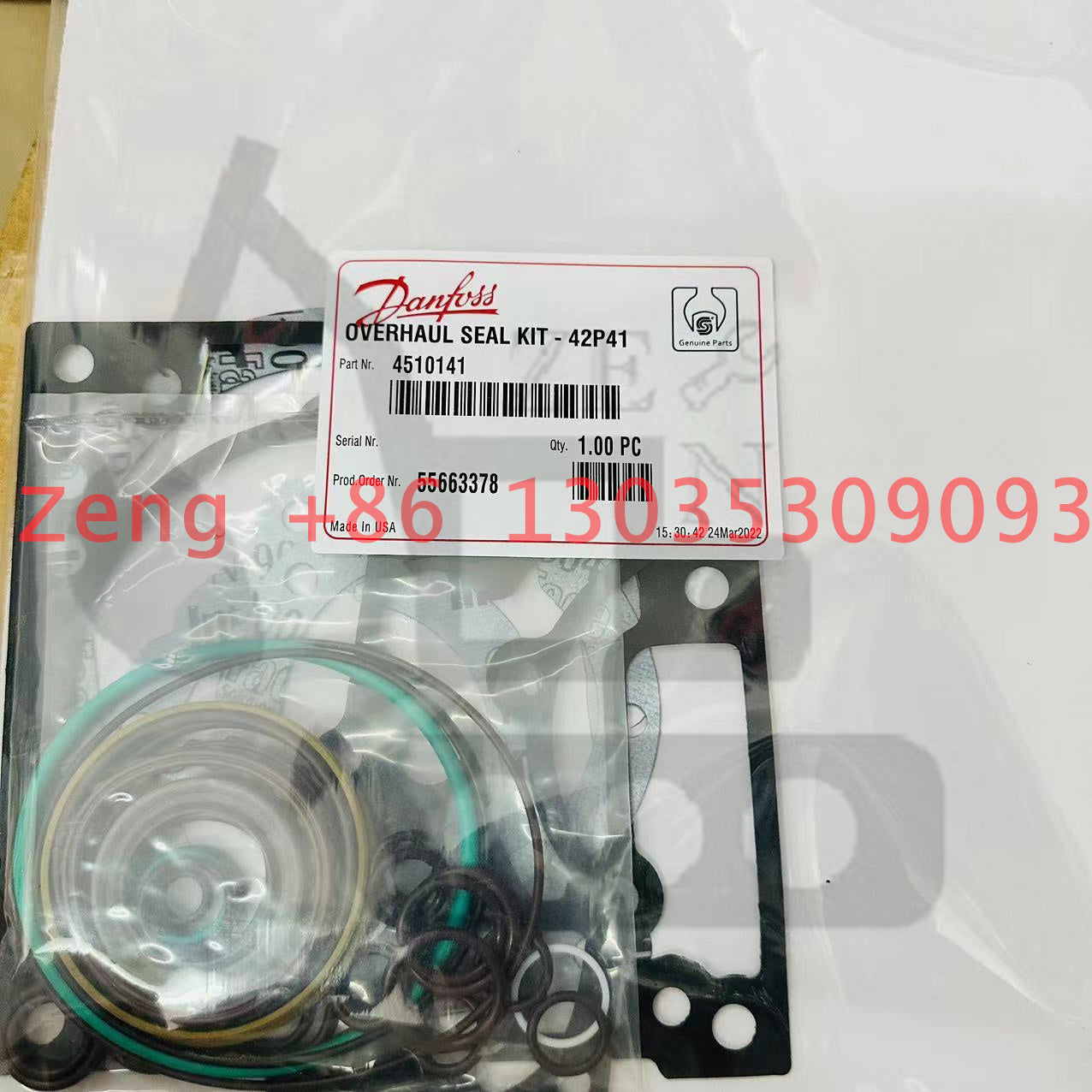 Sauer PV42-41 hydraulic pump repair kit seal kit