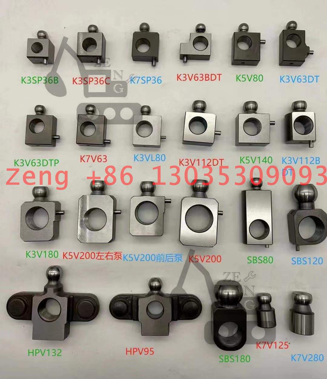 K3V112 hydraulic pump ball guide bushing retainer ball