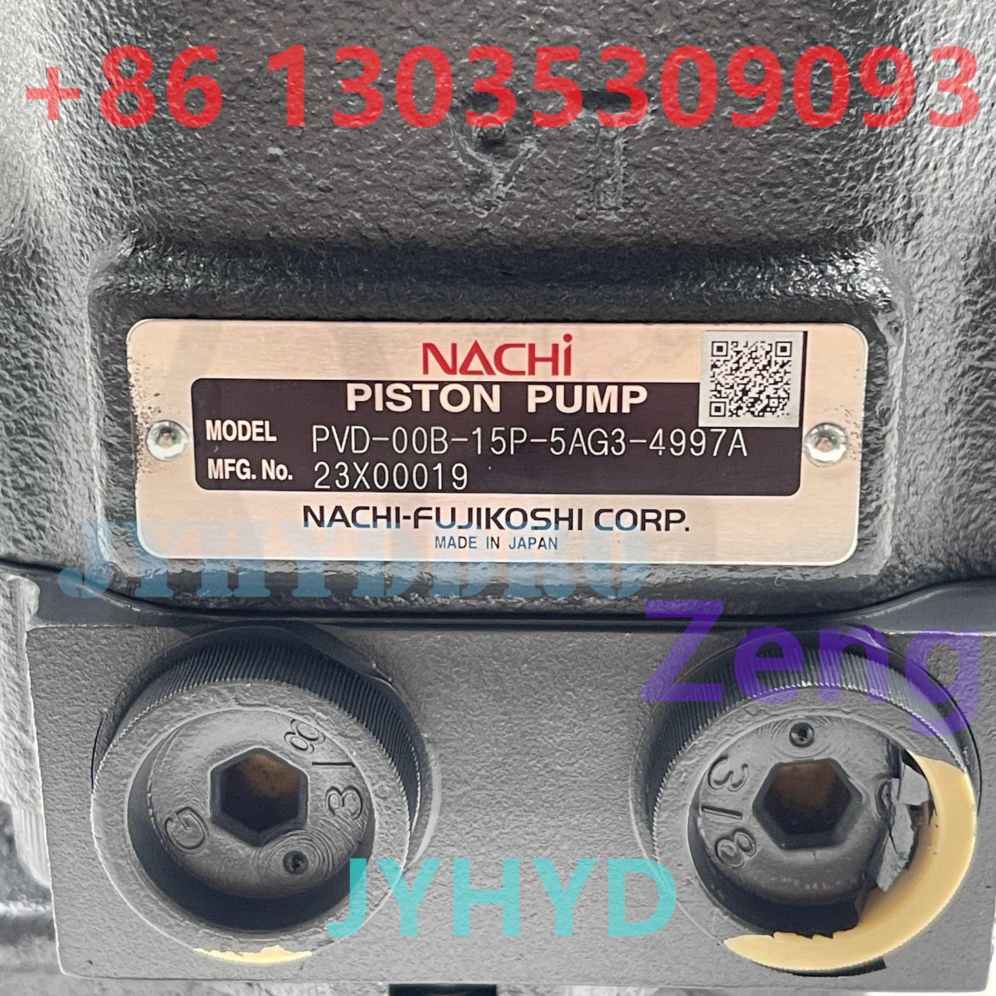 NACHI PVD-00B-15P-5AG3-4997A ORIGINAL HYDRAULIC PUMP