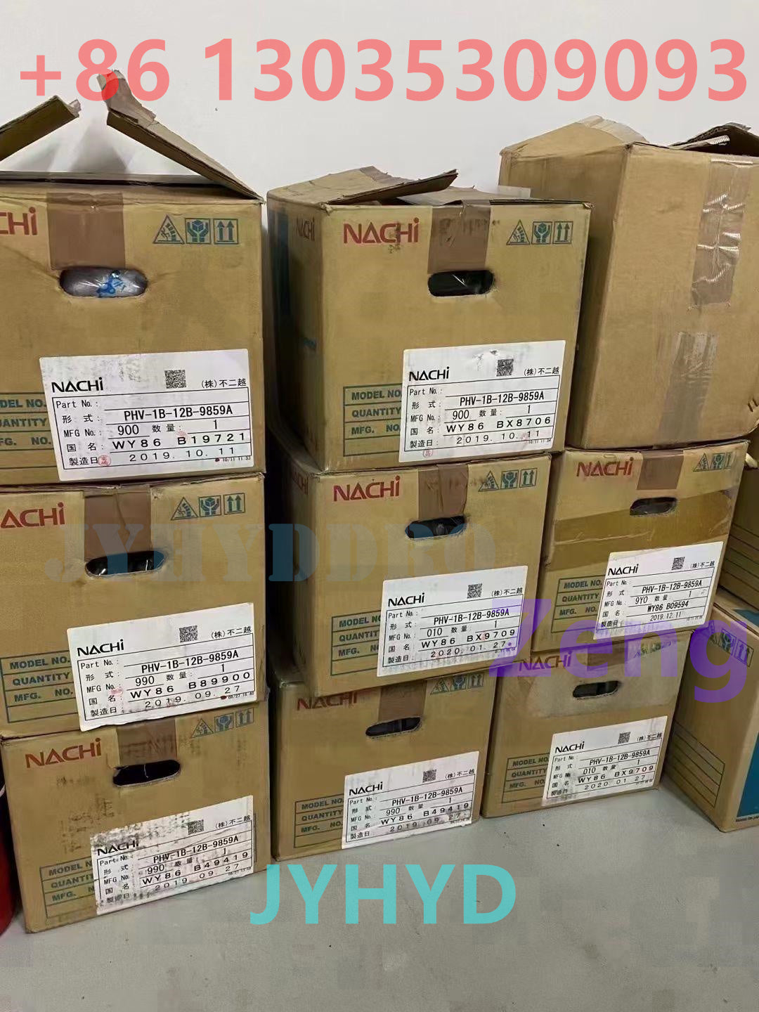 NACHI PHV-1B-12B FINAL DRIVE TRAVEL MOTOR ASSY