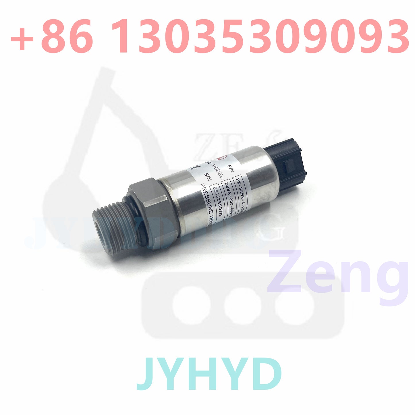 SANY SY205 EXCAVATOR PX-SANY-S-500BG D88A-008-800+B 051518SD771 SENSOR