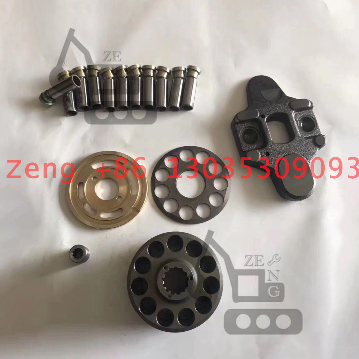 Nachi PVK-2B-505 hydraulic main pump rotary group and spare parts for Hitachi ZAX55，Hitachi EX55 ZAX55，Yuchai YC60-3，Kaiyuan KY60，Nante NT60，Komatsu PC40 excaavator