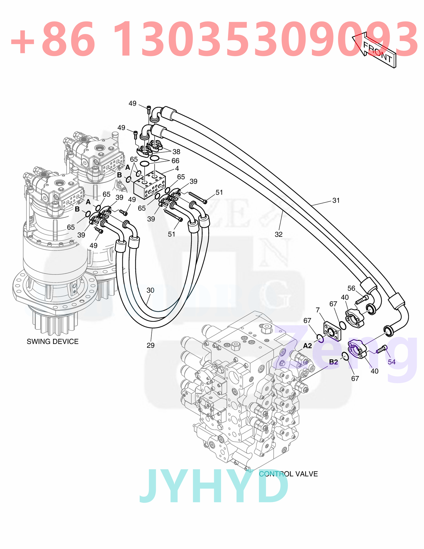 DOOSAN 170301-00208 170301-00001E SWING MOTOR ROTARY GROUP AND SPARE PARTS