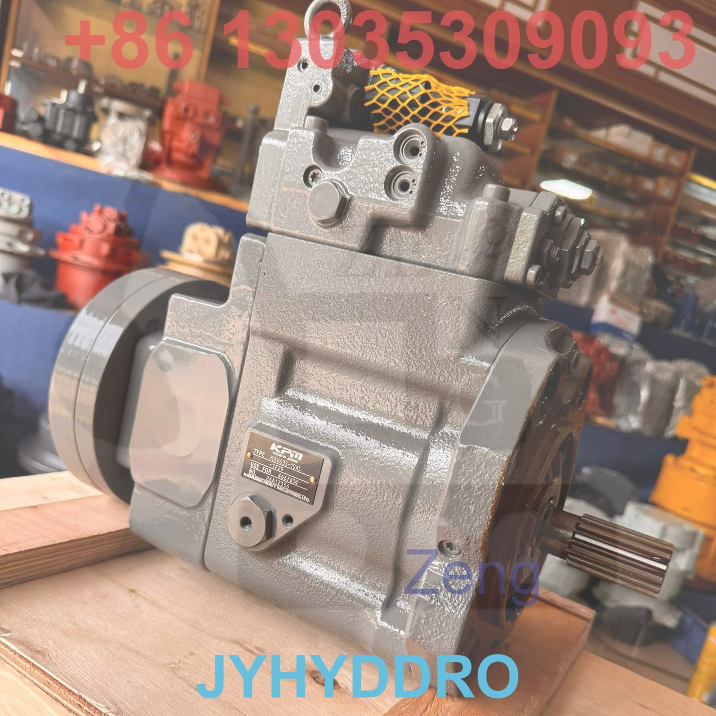 HITACHI EX1200-6 EXCAVATOR K3V63S-104L-1F29 FAN PUMP