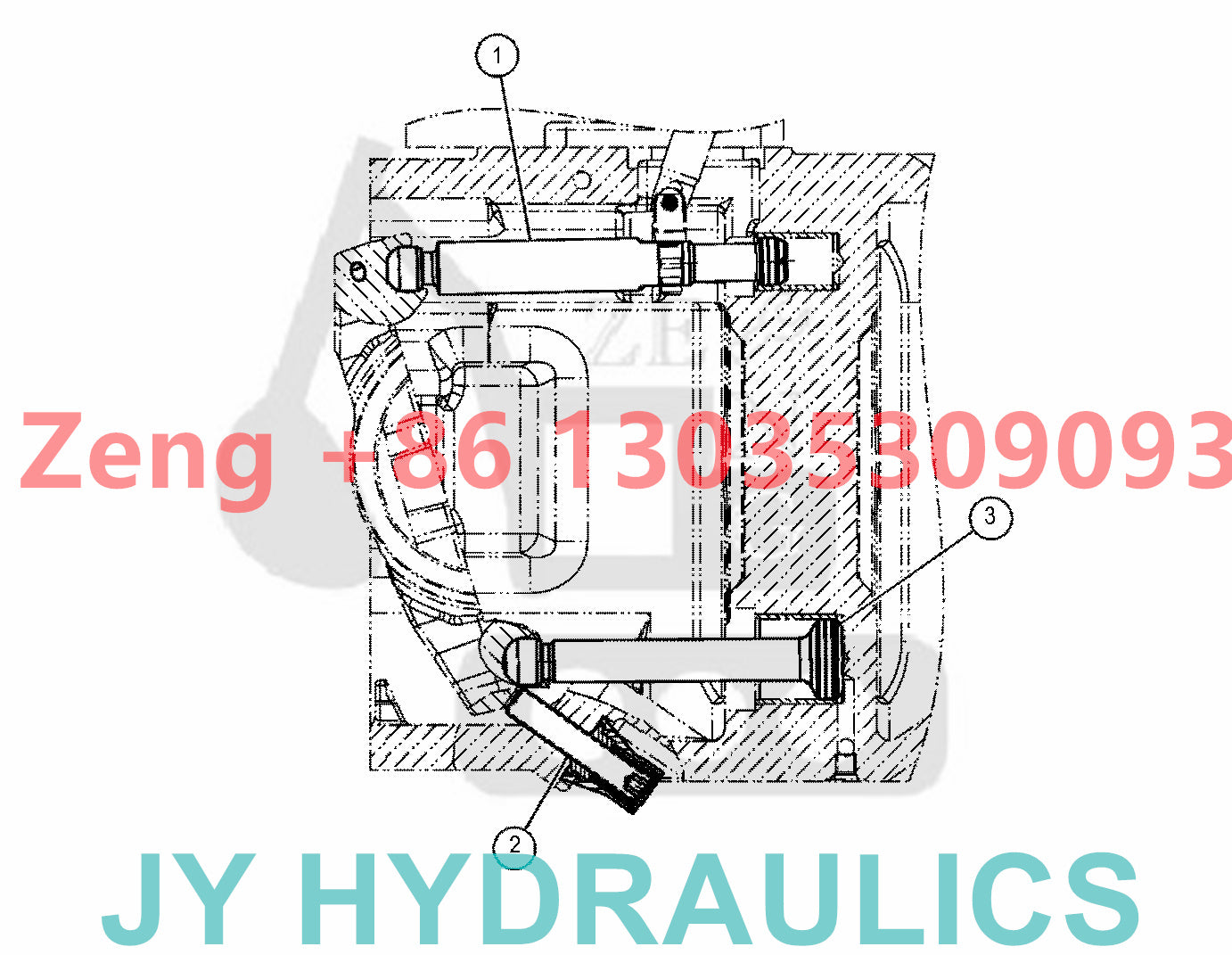 1280331 Caterpillar CAT320 CAT320GC excavator hydraulic piston pump rotary gro ...