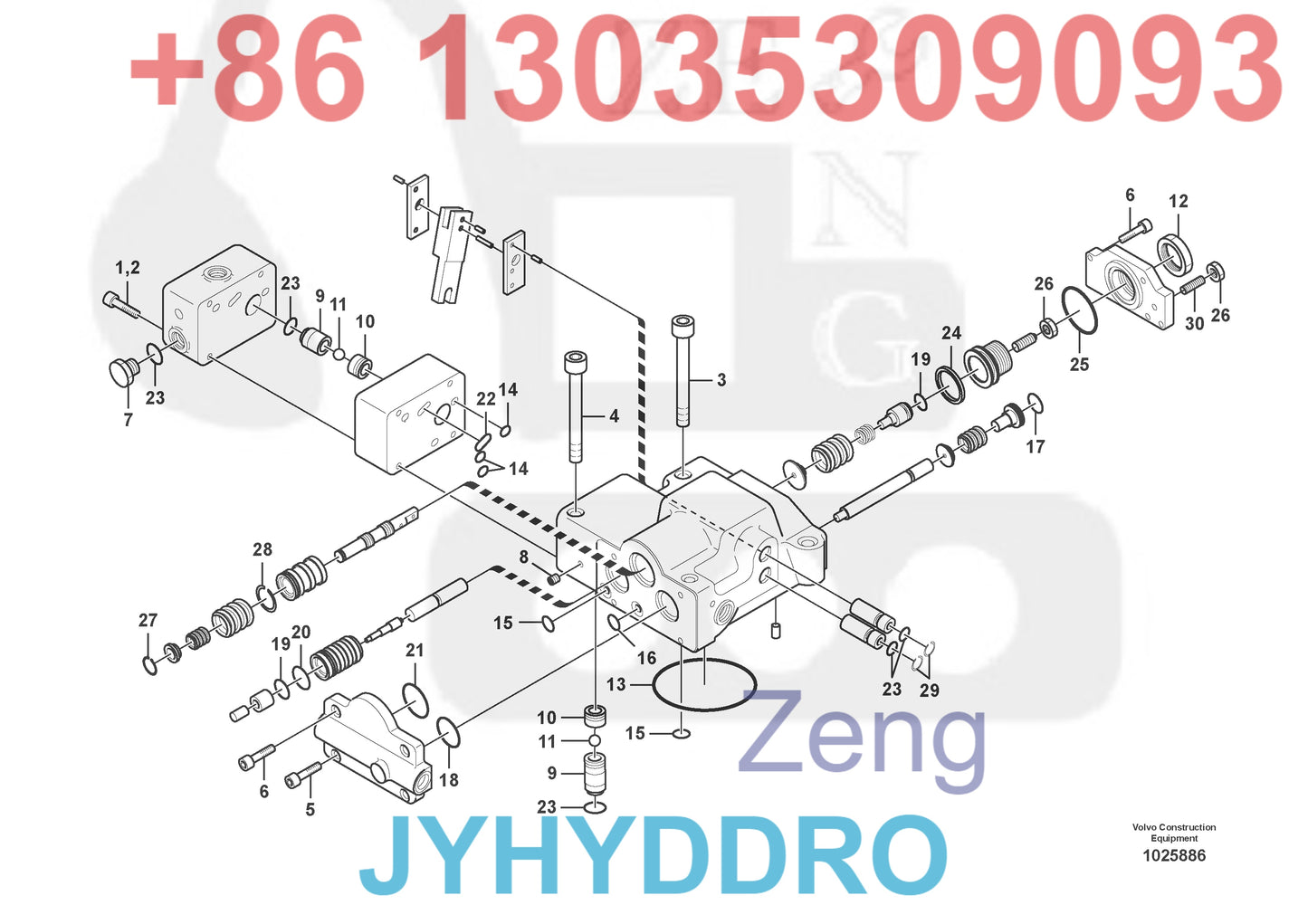 VOLVO EC700B EXCAVATOR VOE14522561 VOE14621492 VOE14656476 HYDRAULIC PUMP PARTS