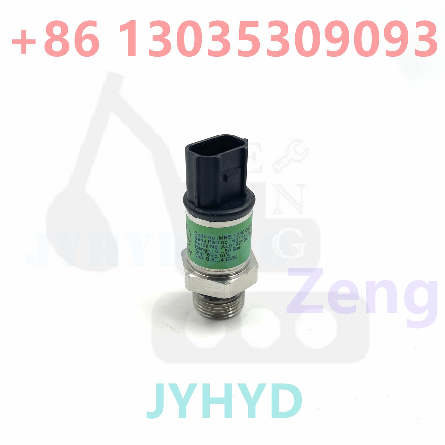 SANY SY215-9 EXCAVATOR MBS 1250 063G1861 60114798 AL01927BC 97-17 50Bar SENSOR
