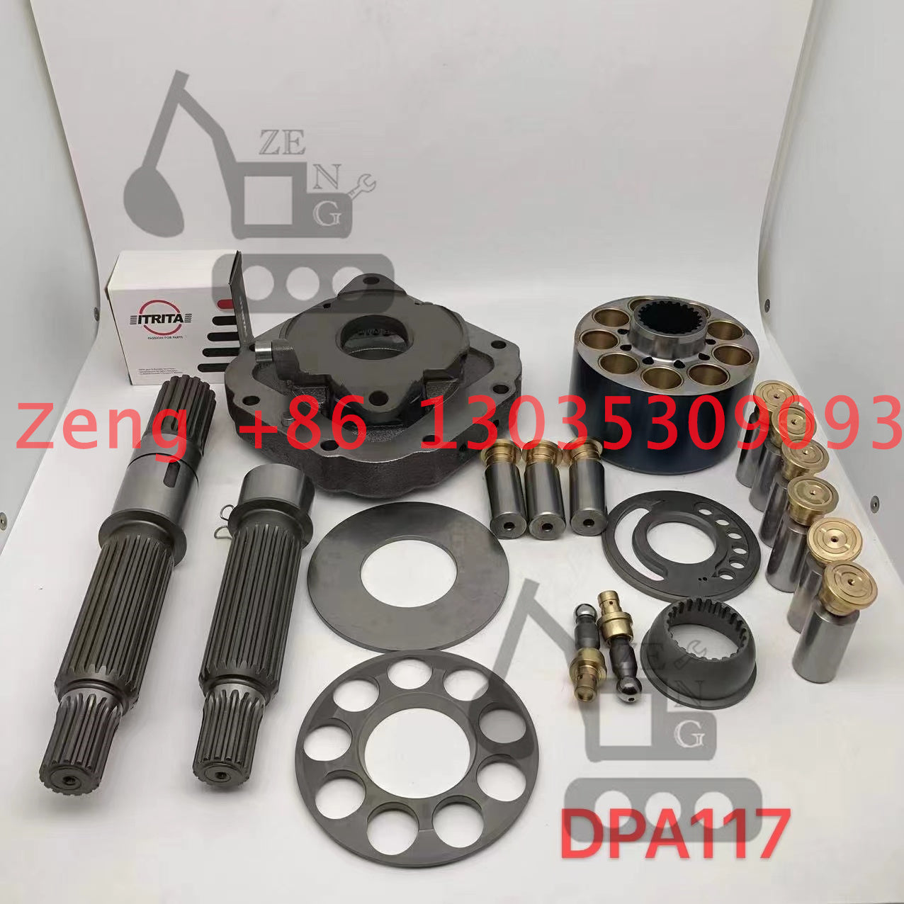 Kawasaki DPA117 hydraulic pump rotory group and spare parts for mbfb403b Daewoo DX215-9 DX225-9 excavator