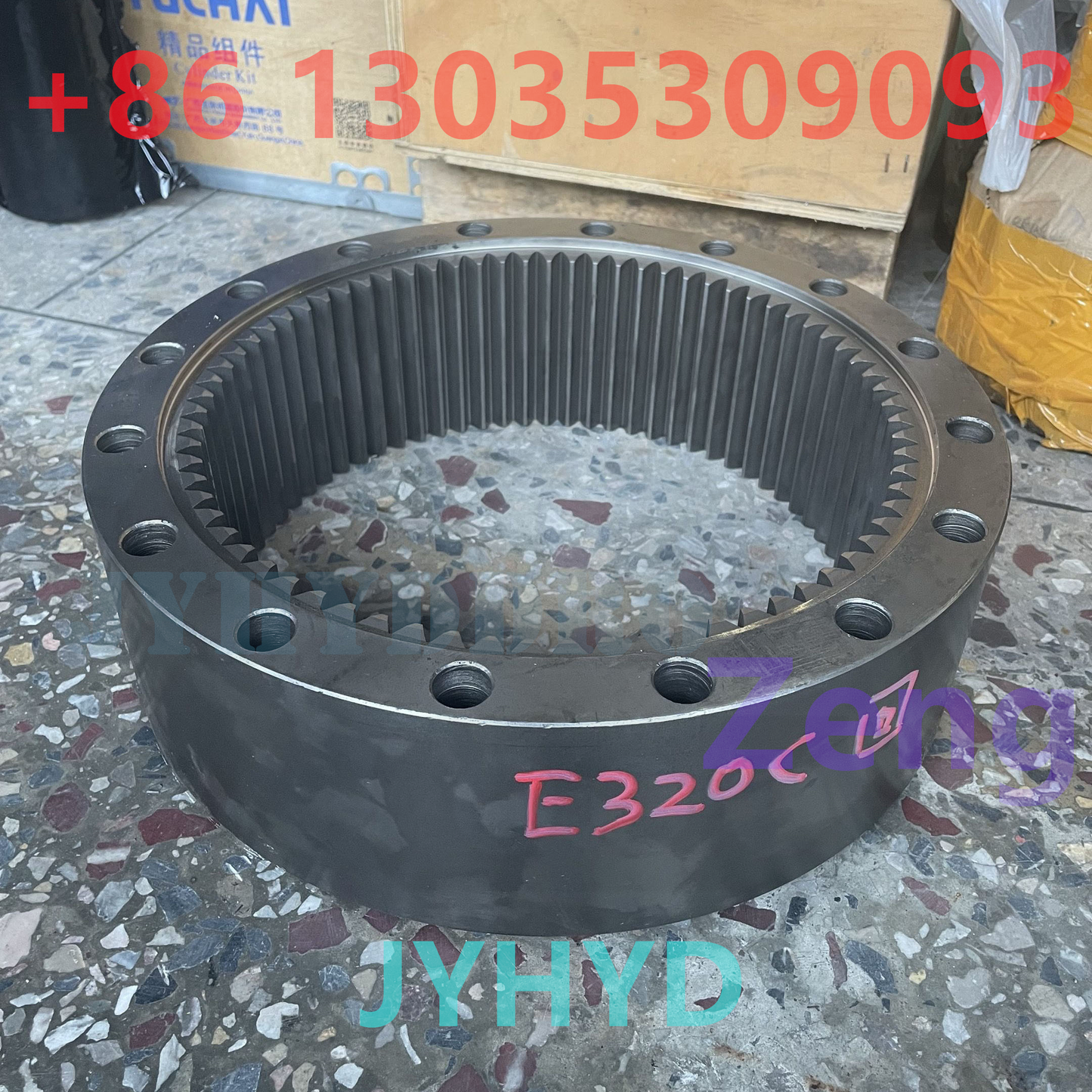 CATERPILLAR E320C EXCAVATOR SWING REDUCTION GEARBOX PARTS GEAR RING