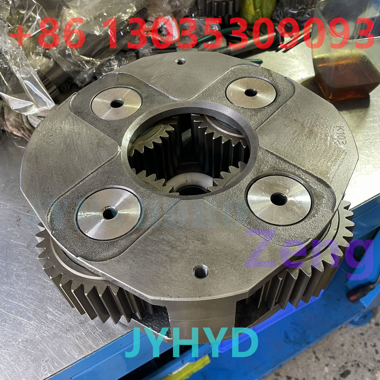 KOMATSU PC200-7 EXCAVATOR FINAL DRIVE TRAVEL REDUCTION GEARBOX CARRIER ASSY 2ST