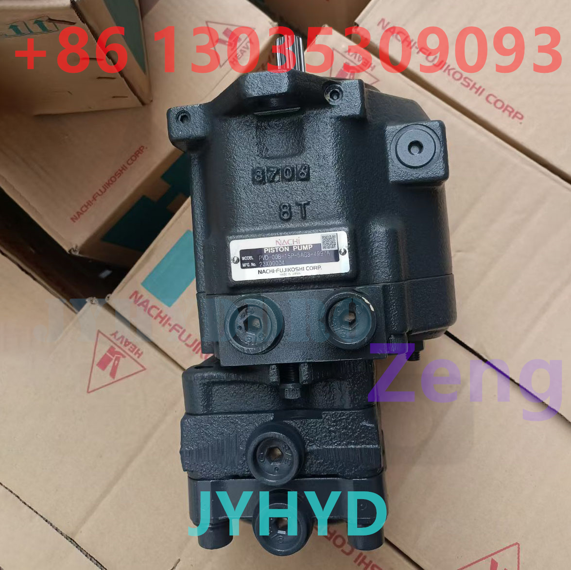 NACHI PVD-00B-15P HYDRAULIC PUMP FOR IHI IHI18 KATO HD18 LINGONG LG16 CATERPILLAR CAT301.5 CAT301.7 EXCAVATOR