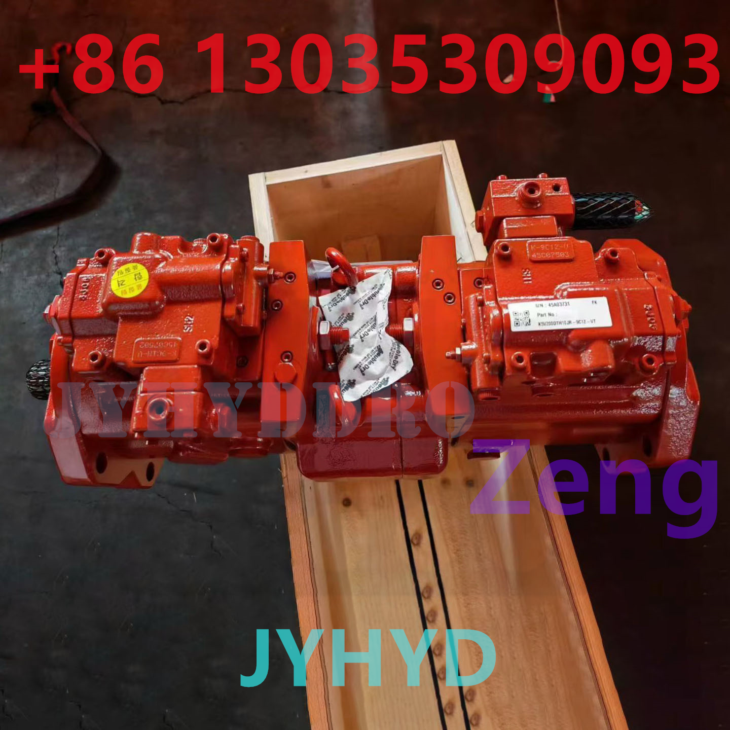 HYUNDAI R450 R480 EXCAVATOR K5V200DTH10JR-9C1Z-VT 45A03731 HYDRAULIC PUMP