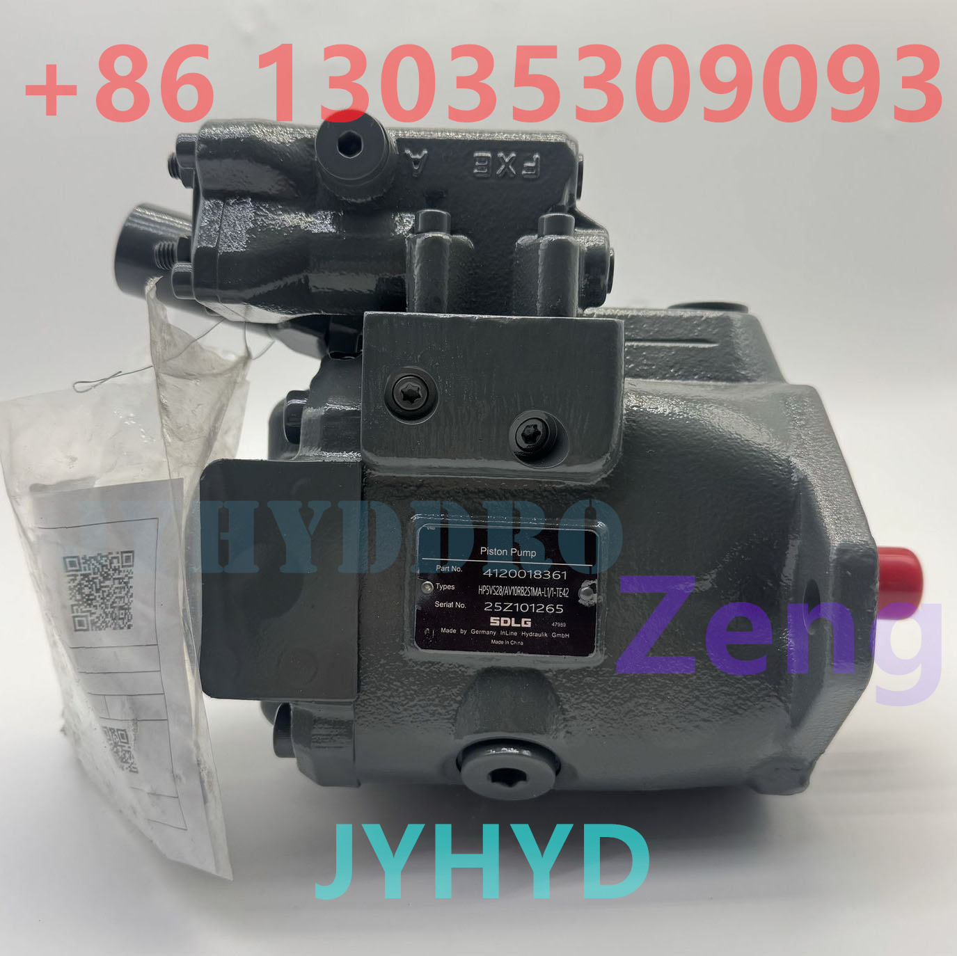 HENGLI HP5VS28/AV10RB2S1MA-L1/1-TE42 110000060990 100004949540 25Z101265 4120018361 HYDRAULIC PISTON PUMP