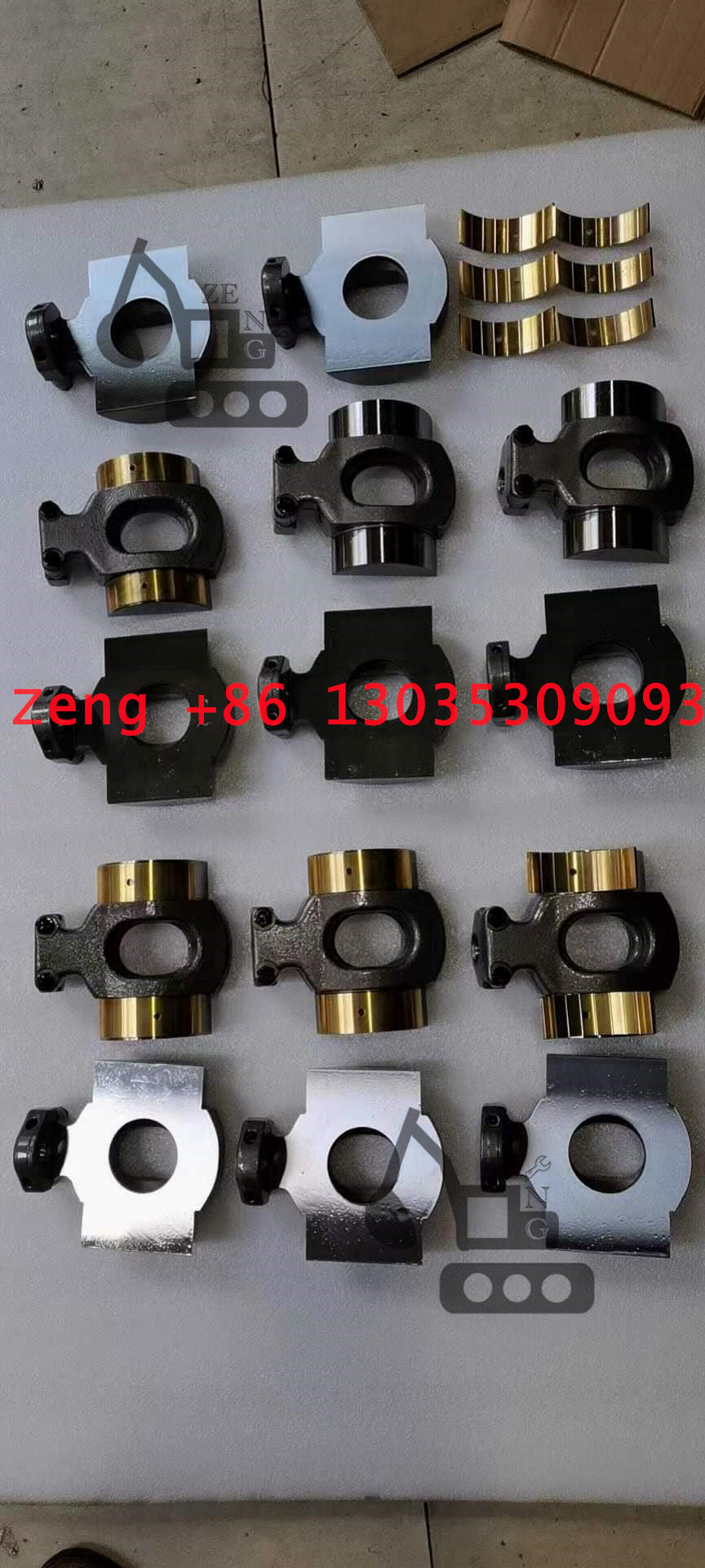 SBS80 CAT312 hydraulic pump swash plate and bearing