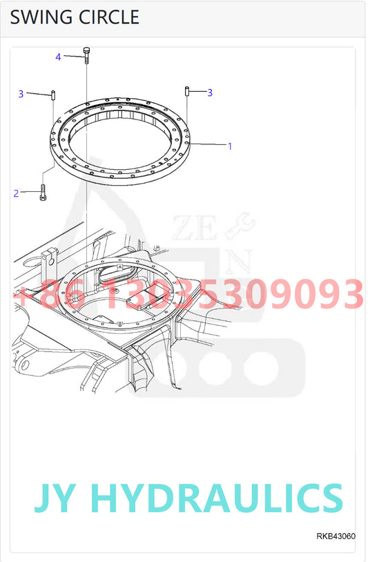 KOMATSU PC30MR-2 PC30MR-2-B PC30MR-2-D PC30MR-3 PC35MR-2-A PC35MR-2-B PC35MR-3 EXCAVATOR 708-7R-00360 SWING MOTOR ROTARY GROUP